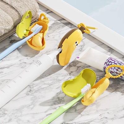 2 in 1 Cute Banana Hiking Camping Brush Cup